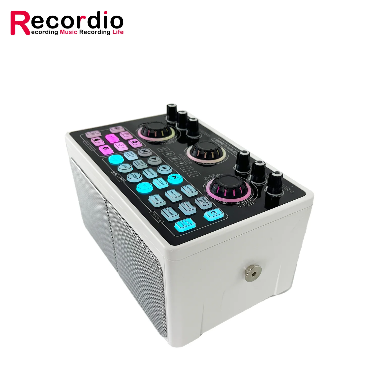 GAX-HC29 Live sound card audio all-in-one machine with wireless microphone mobile phone computer universal karaoke equipment