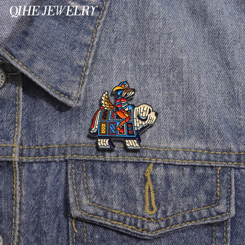 الكرتون كول الكلب المينا دبابيس مخصصة أنيمي دور شارة التلبيب على ظهره الملابس دبابيس مجوهرات بأشكال حيوانات هدية للأطفال الأصدقاء #1