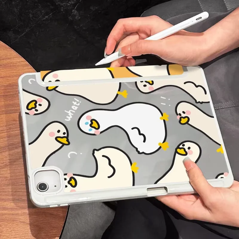 Cute Tablet Cover For iPad Pro 11 12.9in 13 M4 M5 Case 9.7 10.2 11th Mini Air 5 6 7 Funda for Samsung Tab S7 S8 S9 11 Plus Cover