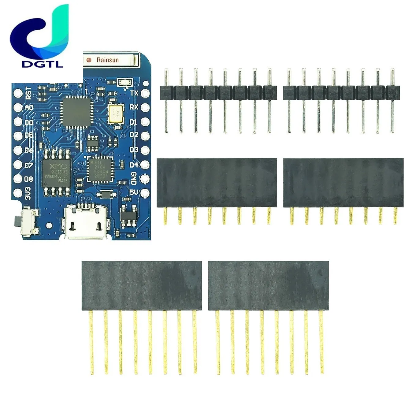 ForWEMOS D1 Mini 4M/16M байт Разъем для внешней антенны NodeMCU на базе ESP8266 ESP-8266EX CP2104 WIFI Макетная плата MicroUSB