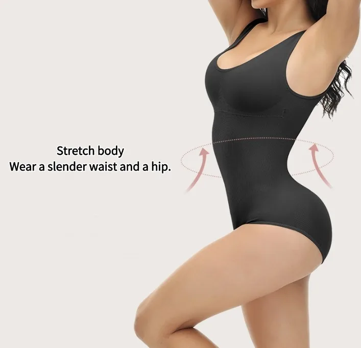 ملابس داخلية نسائية بدون خياطة من قطعة واحدة، مشد ملابس داخلية لشد الخصر وتشكيل الجسم