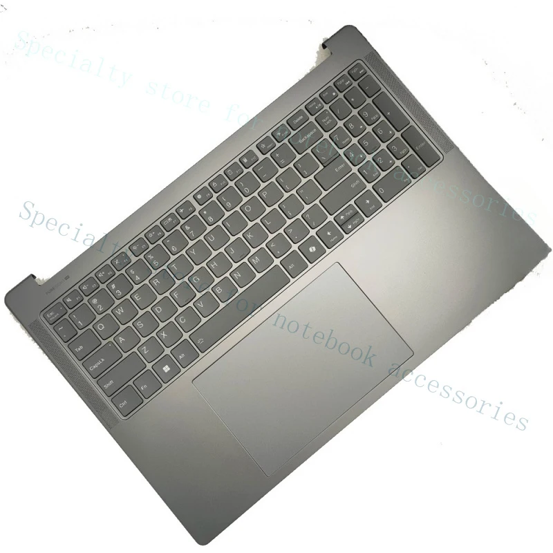 

Новая клавиатура A+ 5CB1N62249 для Lenovo Yoga 9 16IMH9 с тачпадом, раскладка US, цвет серый луна