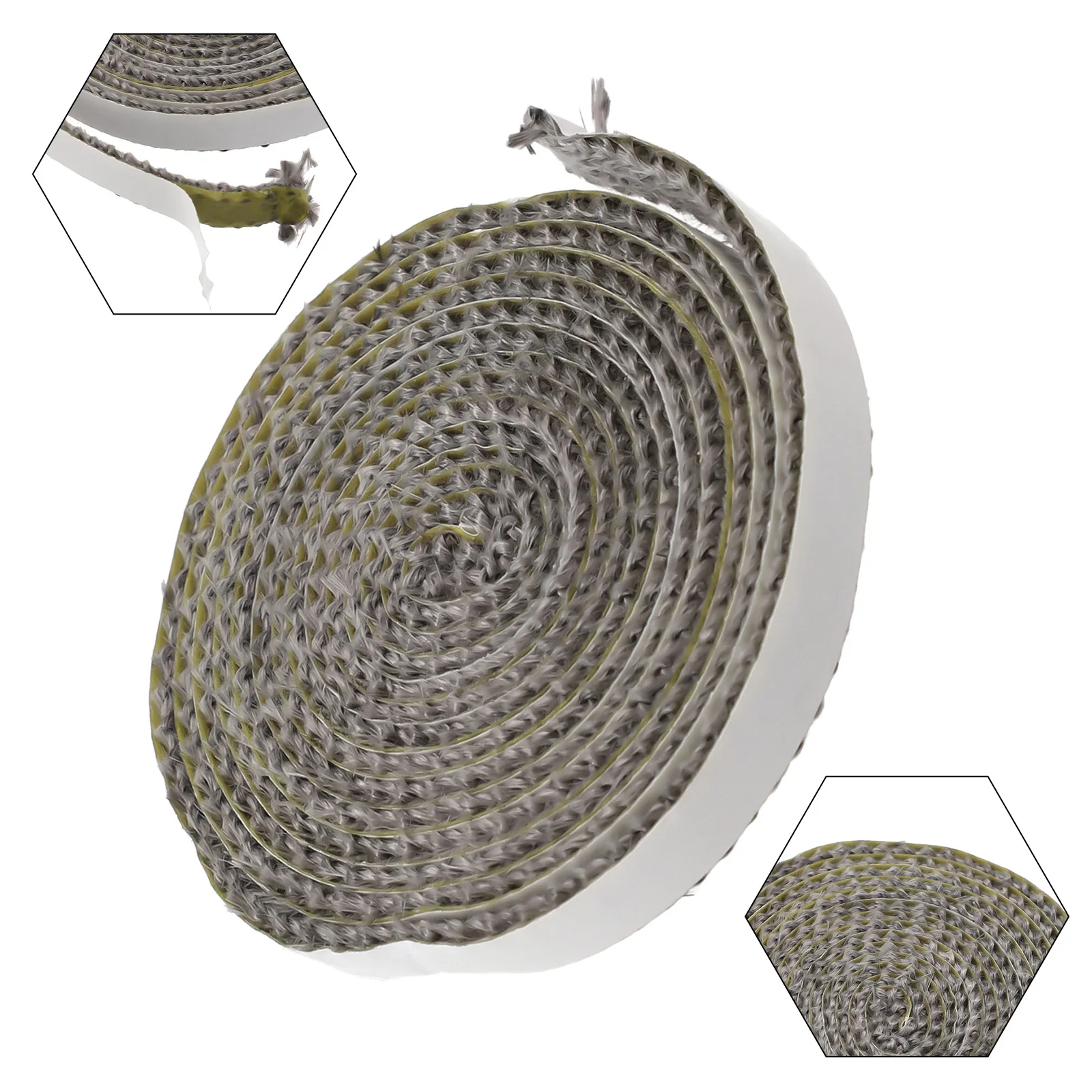 Biomass Pellet Furnace Sealing Strip Tuyere Sealing Strip Glass Fiber High Temperature Sealing Strip Fire Rope 10mm Wide X 3mm