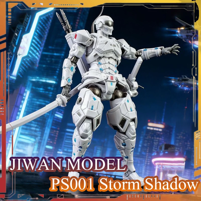 Конструктор JIWAN Model PS001 Storm Shadow White Ghost Action Figures Snake Eyes GI JOE, пластиковые игрушки, подарок на день рождения