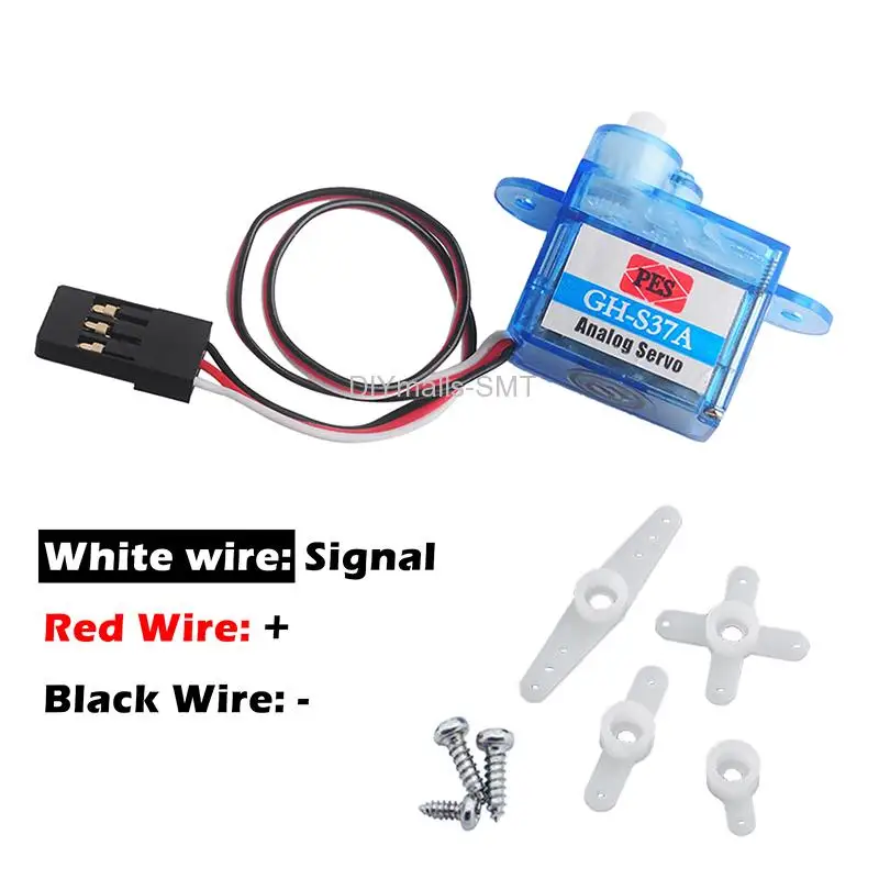 5/10PCS Mini Super Light 3.7g Digital Servo GH-S37D for Control Aircraft Flight Direction Rc Plane Helicopter Boat