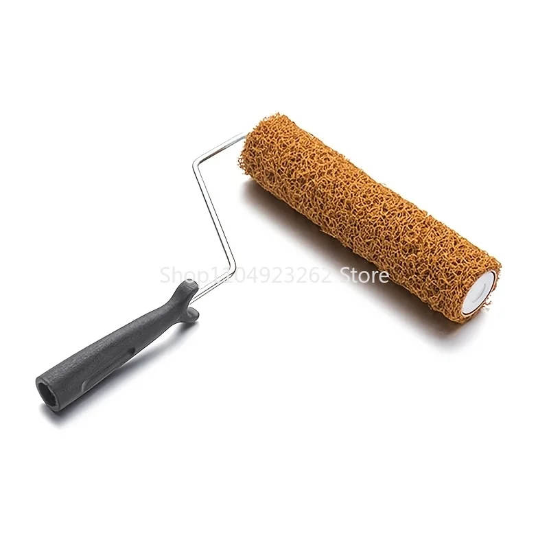 Rolo composto de drywall de escova de textura de parede de 9 polegadas para decoração uniforme de parede ferramenta manual conveniente