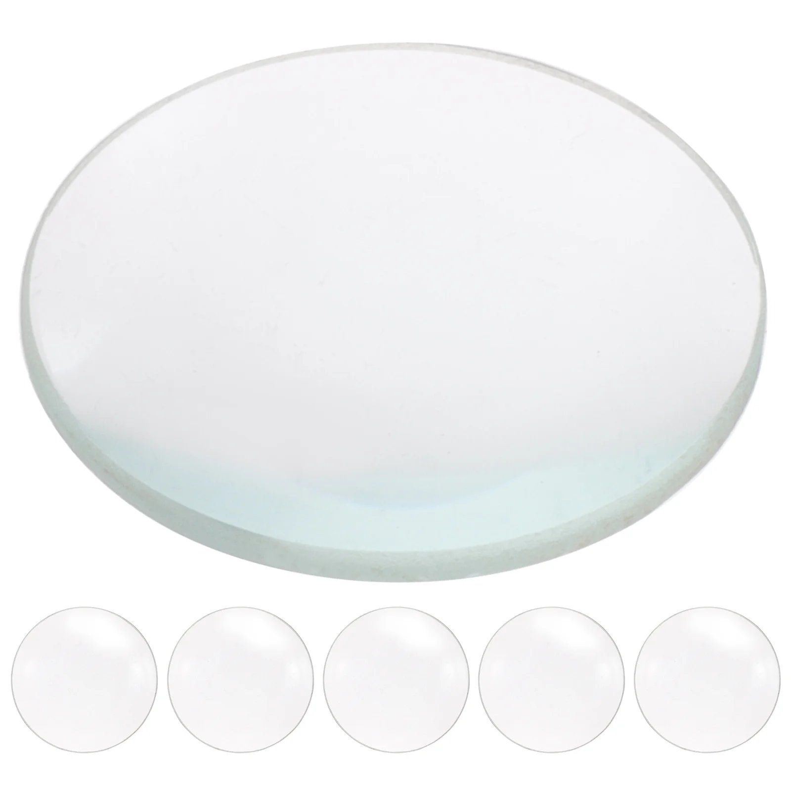 

5Pcs Optical Convex Glass Double Convex Lens Scientific Experiment Lab Demonstration 50Mm Diameter 100Mm Focal Length