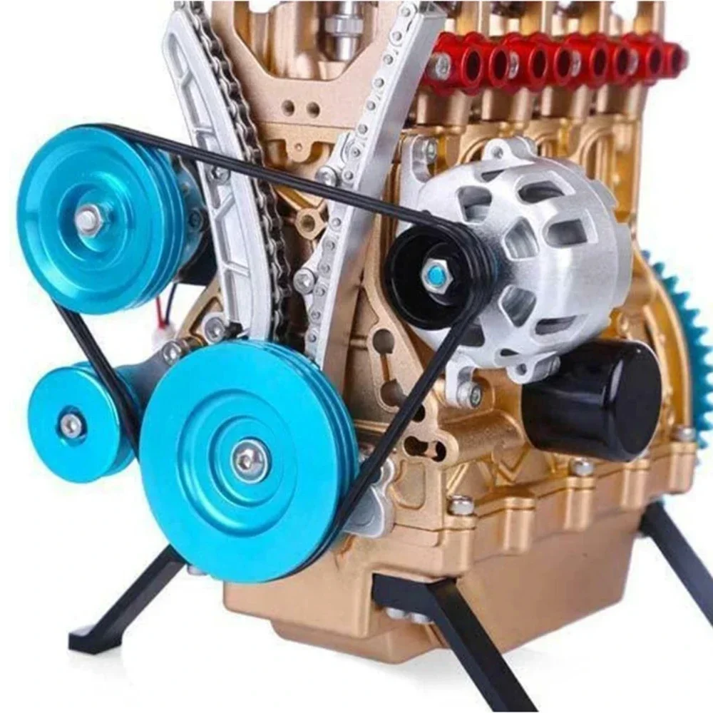 Creative Home Decoration Resin Engine Ornament Auto Parts Four Cylinder Eight Cylinder Plastic Ornament Engine Craft Ornament