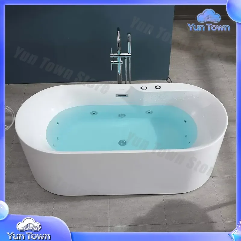 Hot Sale Water Jet Air Bubble Therapy Massage Whirlpool Bathtub for 1-2 People Hydro Bubble Electronic Massage Spa Tub for