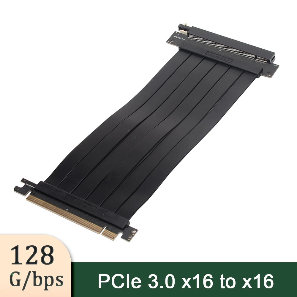 PCI-E 3.0 X16 to 16X Riser Cable for X99 Server Motherboard GPU Graphics Card Extension for RTX3060 RTX3060ti RTX3060 ETH Mining