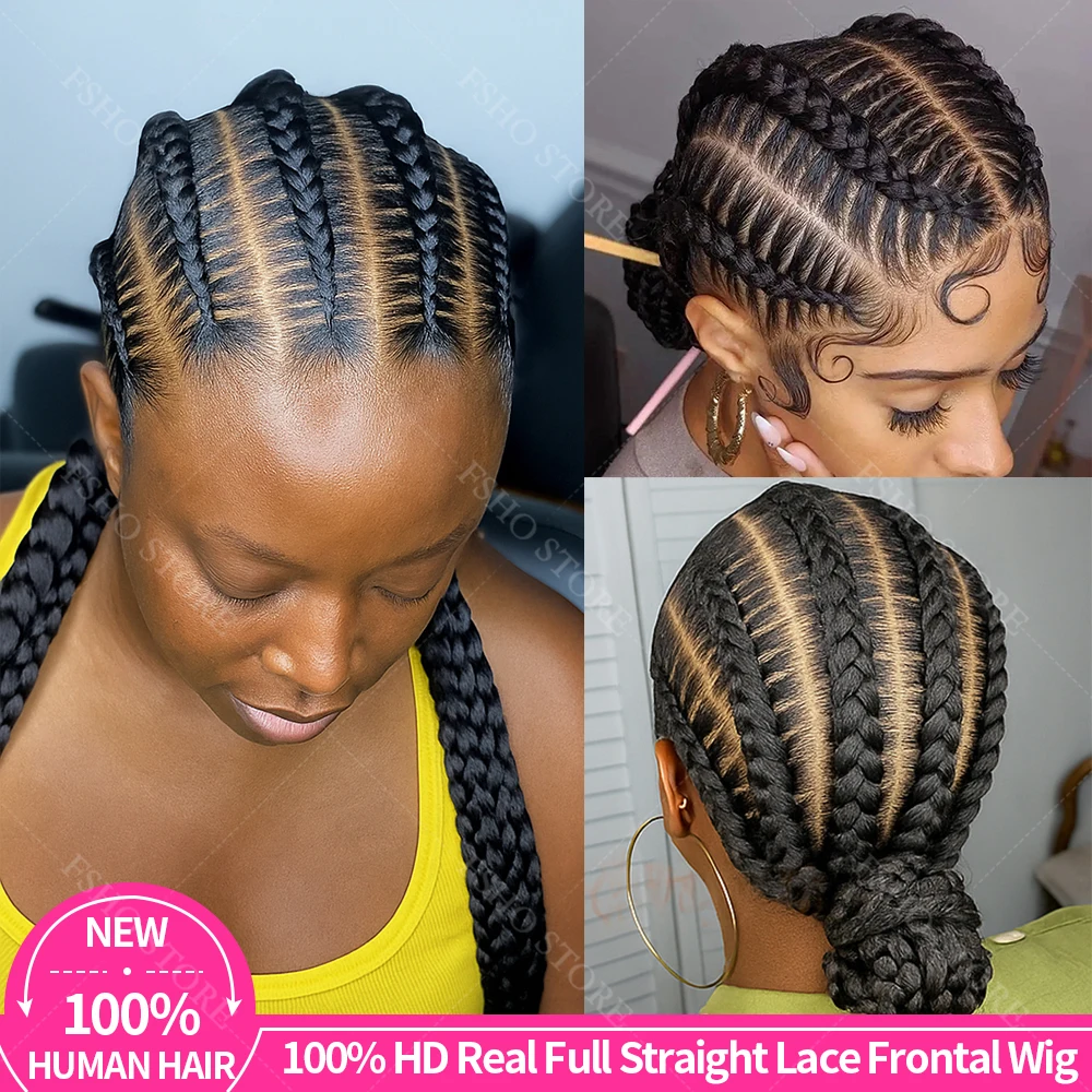 

12A Ultra-fitted Long Silky Straight Lace Front Wigs Human Hair 250% Density Real HD 360 Full Lace Frontal Wigs With Drawstring