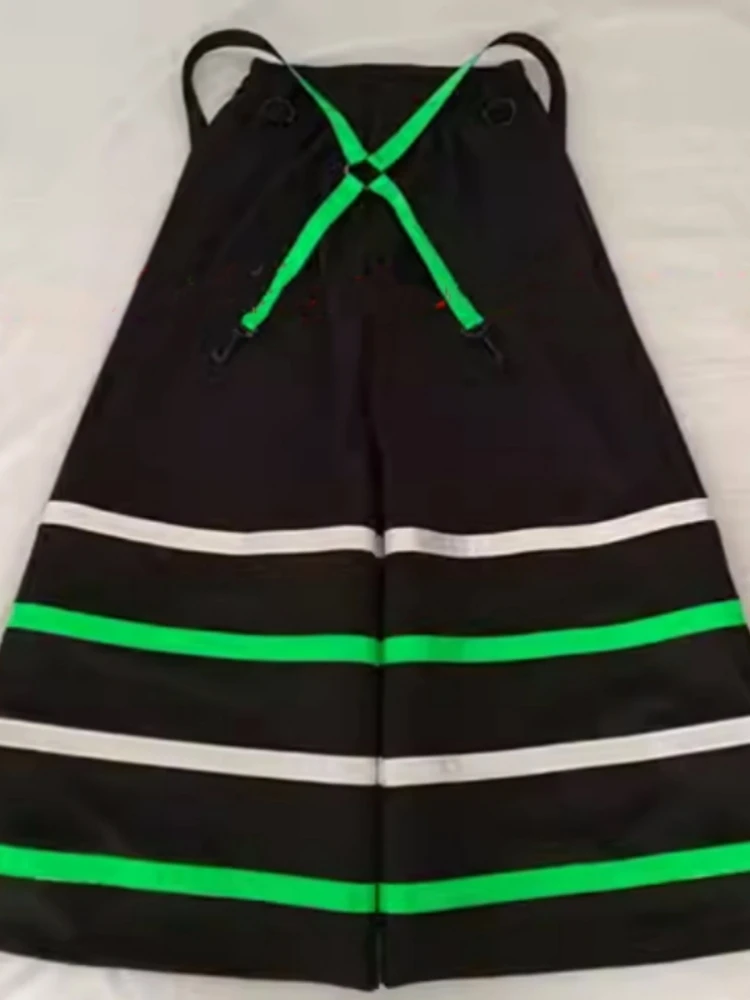 Ghost Step Dance Pants Shuffle Dance Pants Fluorescent Reflective Bell-bottoms Luminous Women Men Dancing Trousers NEW