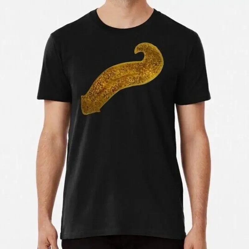 

Футболка Planarian Flatworm Microbiology Watercolor Illustration S 5XL, сделанная в США