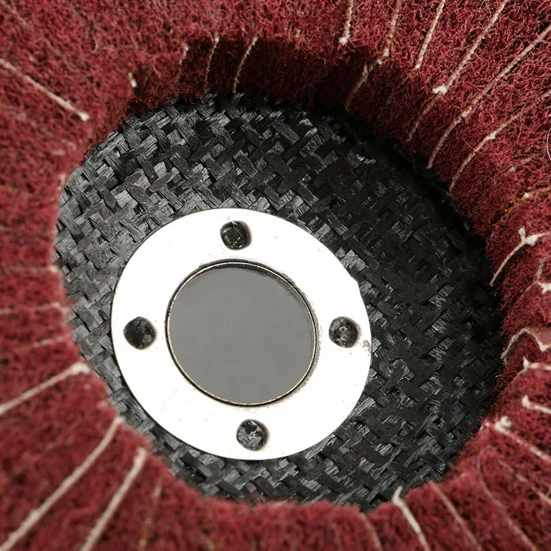 

Fiber Polishing wheel Rotary tool Round Rust Removal Pad For Metal Wood Flap Disc Buffing Abrasive 320 Grit 100mm