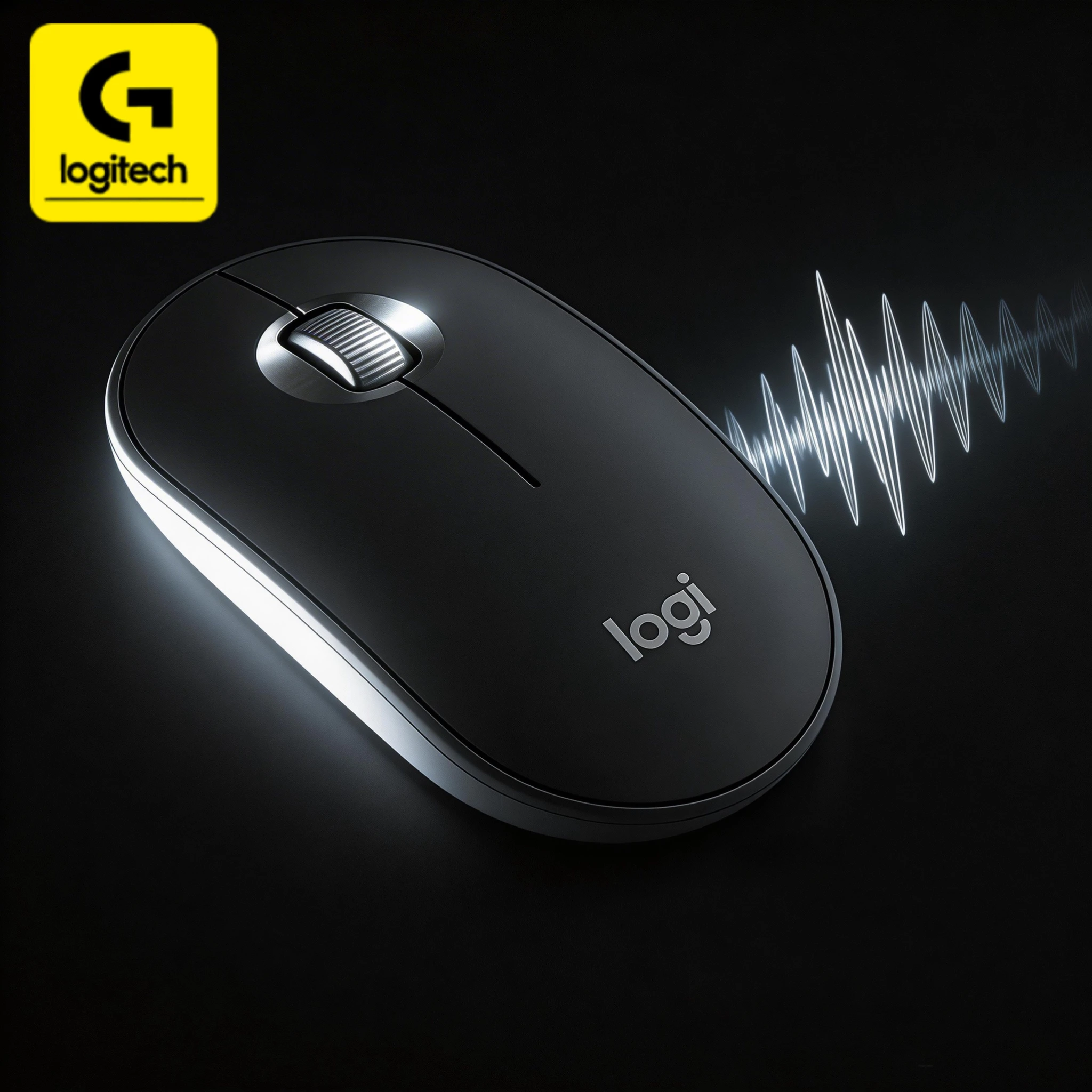 

Logitech PEBBLE M350 portable wireless mouse, with 1000 DPI precise positioning, makes office work more efficient