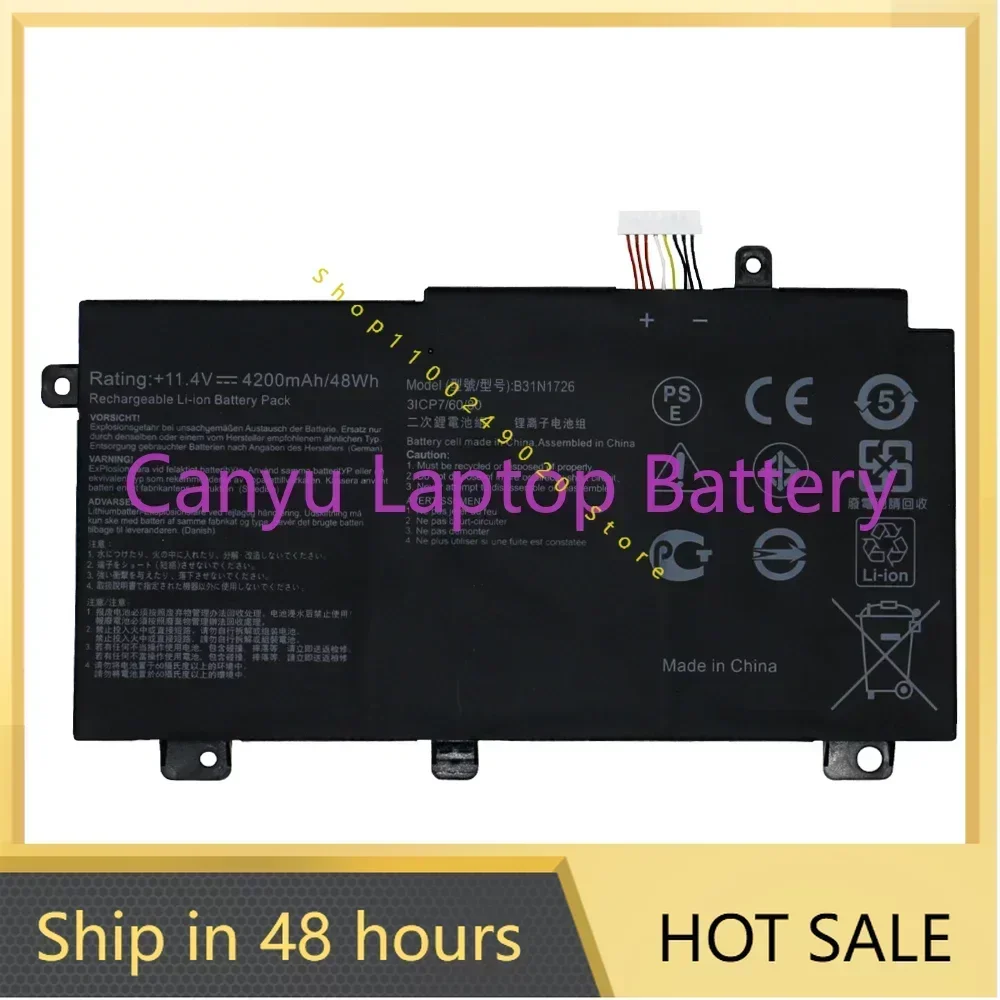 

B31N1726 B31BN91 для Asus FX504 FX504GE FX505DY TUF505DY TUF504GD TUF565GD TUF554GE Gaming FX505 B31N1726-1 аккумулятор для ноутбука