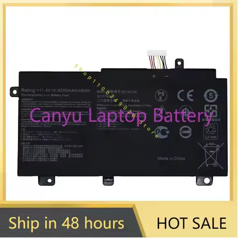 B31N1726 B31BN91 For Asus FX504 FX504GE FX505DY TUF505DY TUF504GD TUF565GD TUF554GE Gaming FX505 B31N1726-1 Laptop battery
