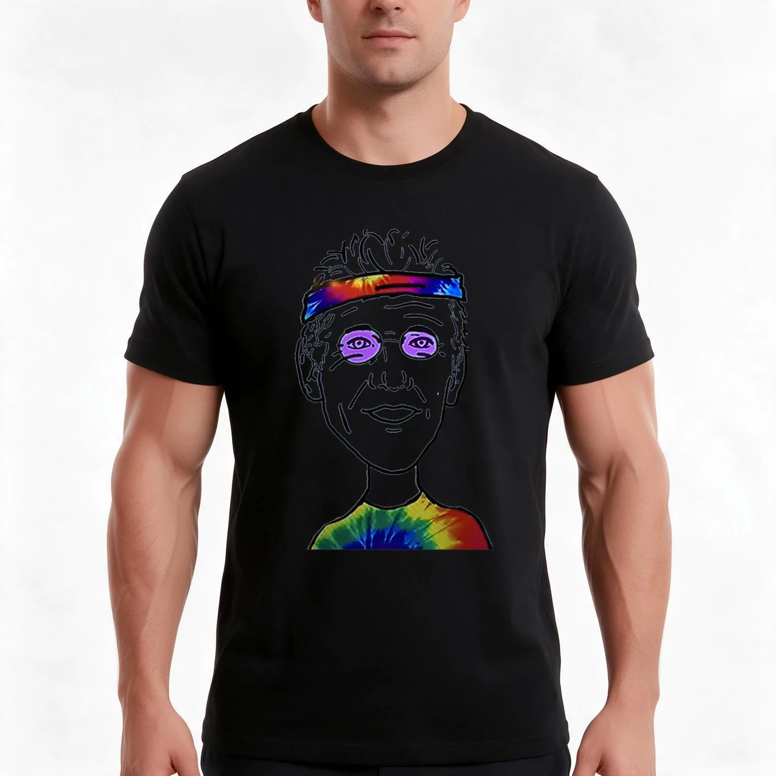 Bill Walton Basketball Guy T-Shirt, Summer Casual Cotton Tee, Oversized Streetwear Tops, Vintage Graphic Print, Unisex Men Women