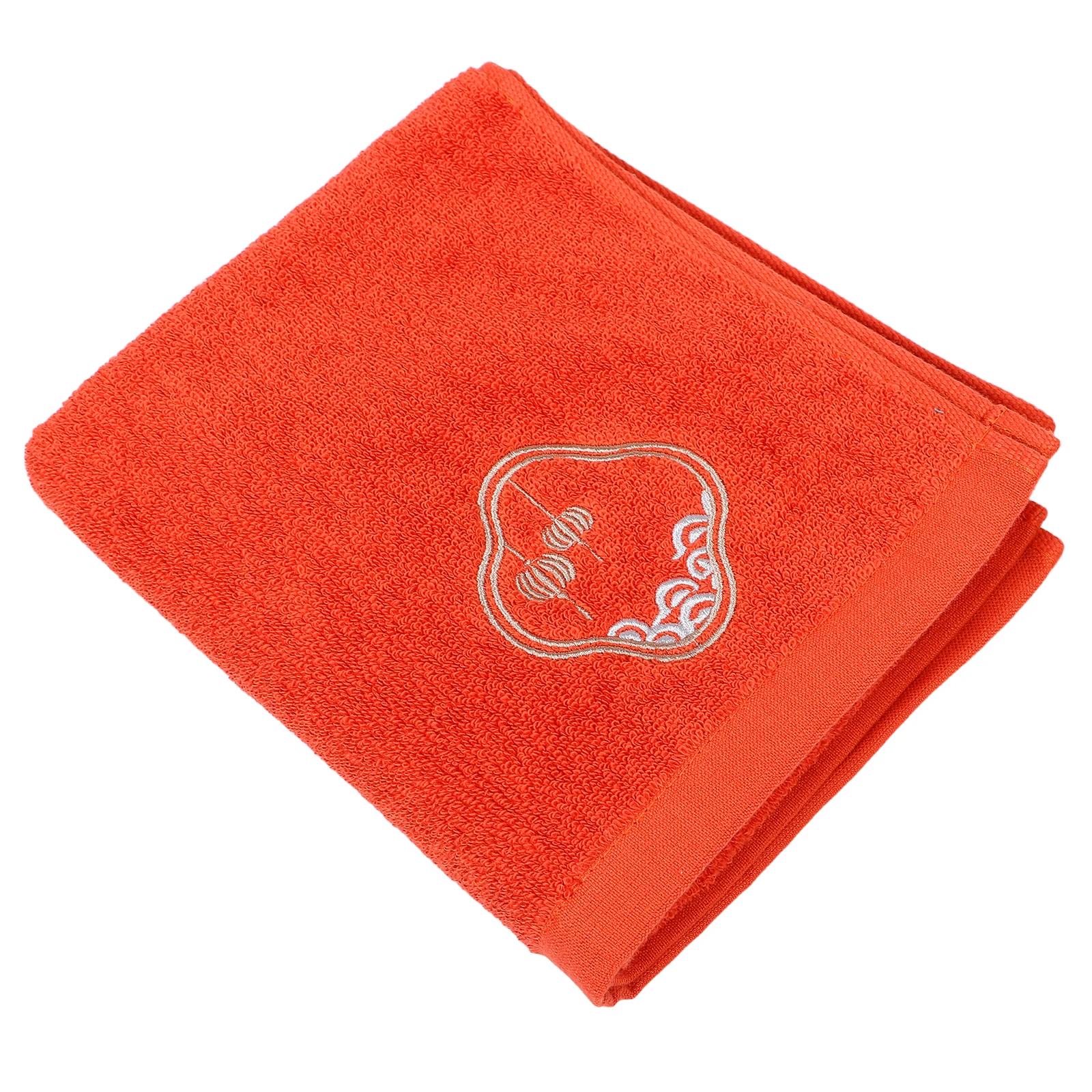 

Red Cotton Face Wash Towels Chinese Design Soft Absorbent for Bathroom Hotel Daily Use Spa Red Towels Asian Washcloth