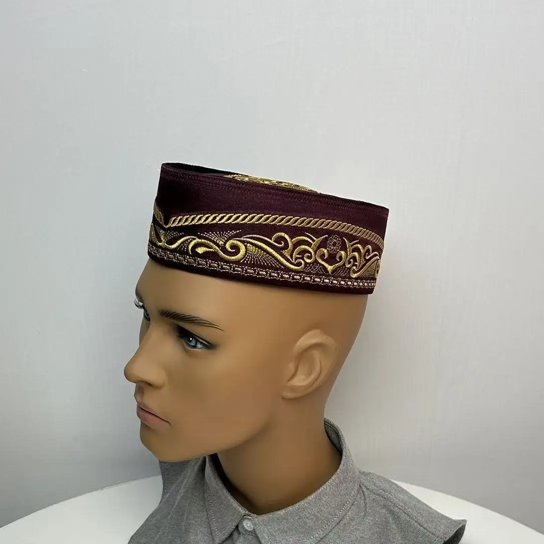Peci Muslim Pria Pakaian Produk Pajak Turki Doa Malaysia Topi Perahu Kippa Islami Kufi Pesta Anggur Topi 03659