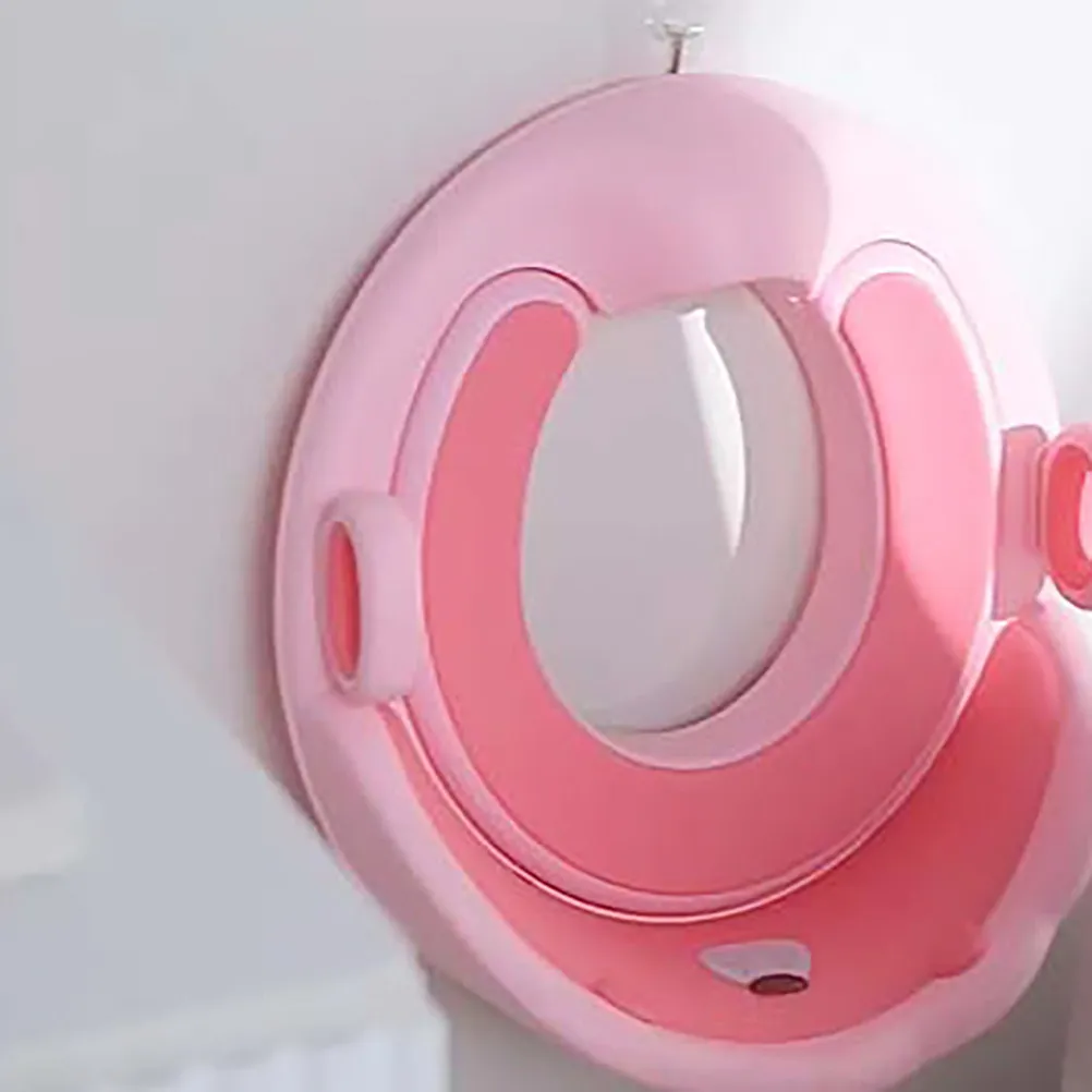 

Baby Potty Seat for Toddlers Tpe Cushioned Lion Design Cherry Blossom Pink Non-Slip Base Removable Ladder Adjustable Potty