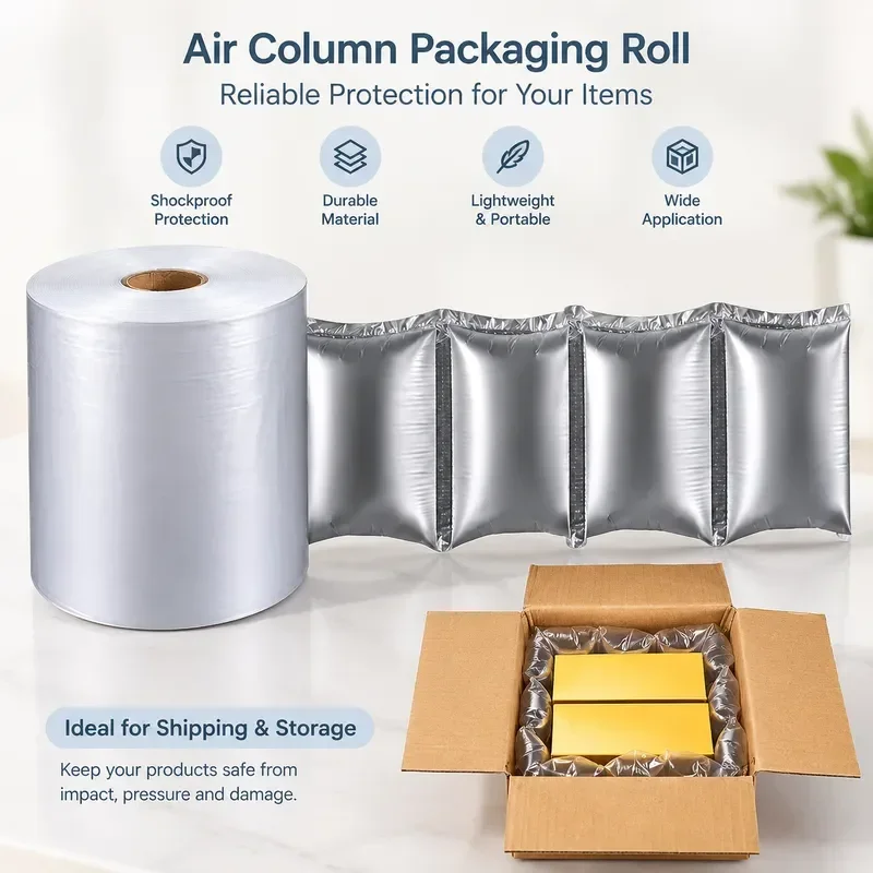 Uninflated Air Pillow Bag, 10x15cm/10x20cm, Thick 300M, Gourd Bubble Film, Shockproof Express Packaging Filler