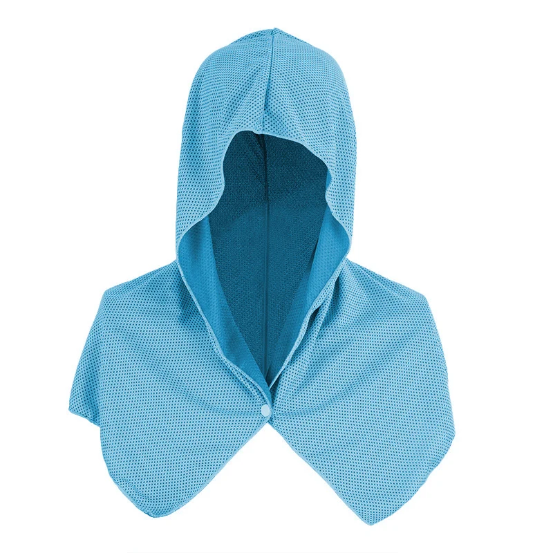 AliExpress Cooling Hoodie Towel Perfect for Sports Camping Workout Cycling Golf Running Hiking Breathable UV Protection Quick Drying Towel