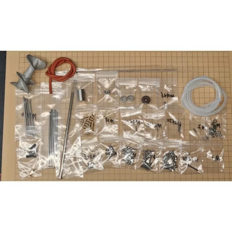 DIY Ship Model Accessories for Most Boats HPW 40 Water Jet Pump Alloy Impeller Or Hardware Set for 3D Print RC Boat