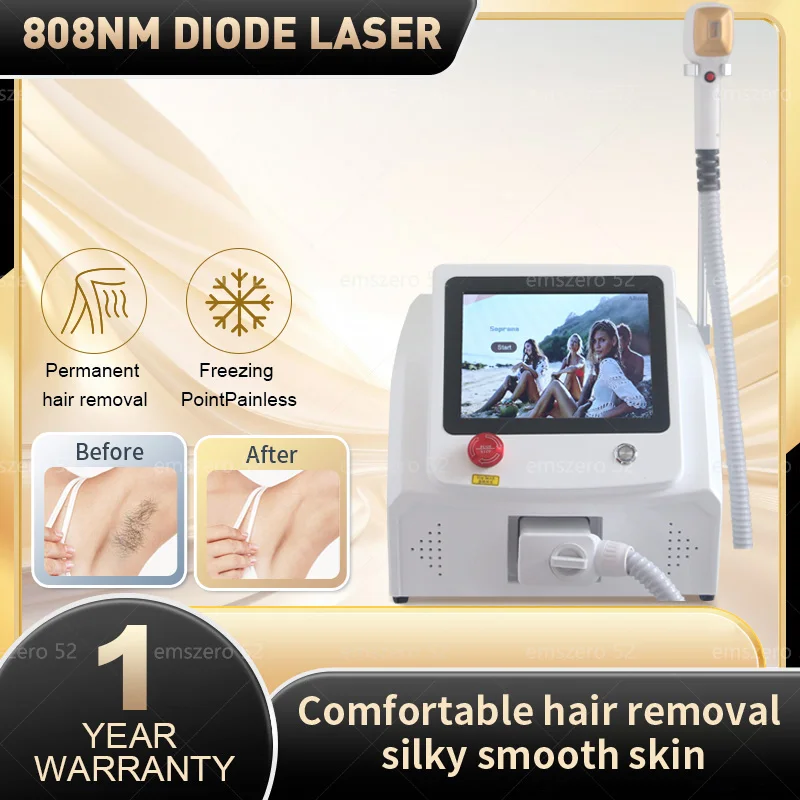 

Diode Laser Hair Removal 3 Wavelength Painless Skin Rejuvenation Equipment Max 2000w 705 1064808nm New Summer Ice Platinum