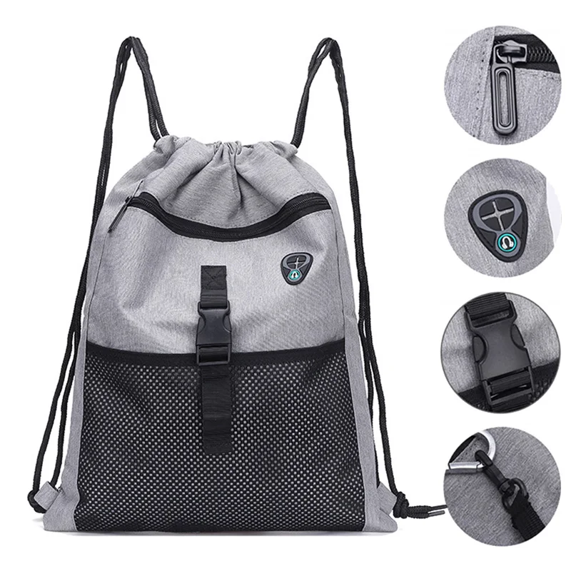 

Fitness Sport Drawstring Backpack Travel Bag Men Women Outdoor Daily Training Casual Portable Storage Shoulder Backpacks xa203wd