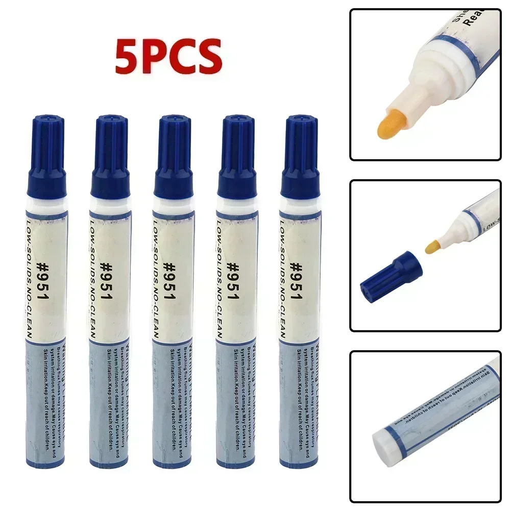 

Power Tools Soldering Flux Pen Soldering Tools Through-hole Solder Joints 10ml Applicator Electronic Maintenance