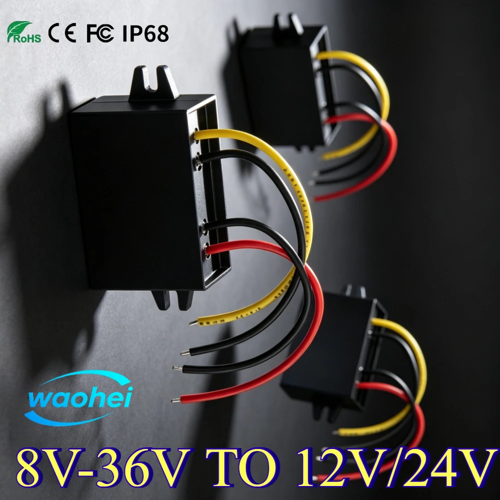 8-36V to 12V 24V 1A-5A Step-down/up Voltage Stabilizer 30V 3a Car Boat Power Supply Buck Boost DC Converter Voltage Regulator CE