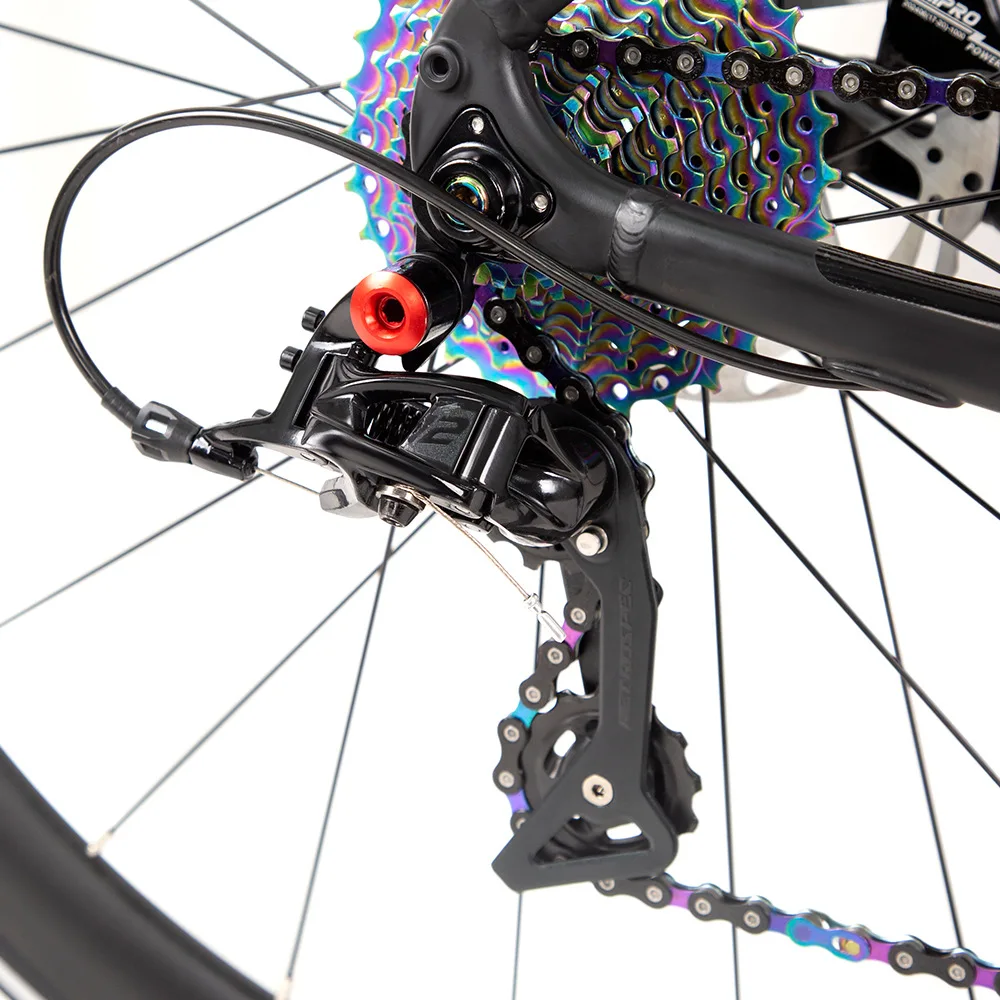 2025 تويتر T8 ألياف الكربون الطريق دراجة WheelTop EDS 24S الطريق سباق الدراجات الصحن الهيدروليكي الفرامل الحصى bicicleta عجلة الكربون