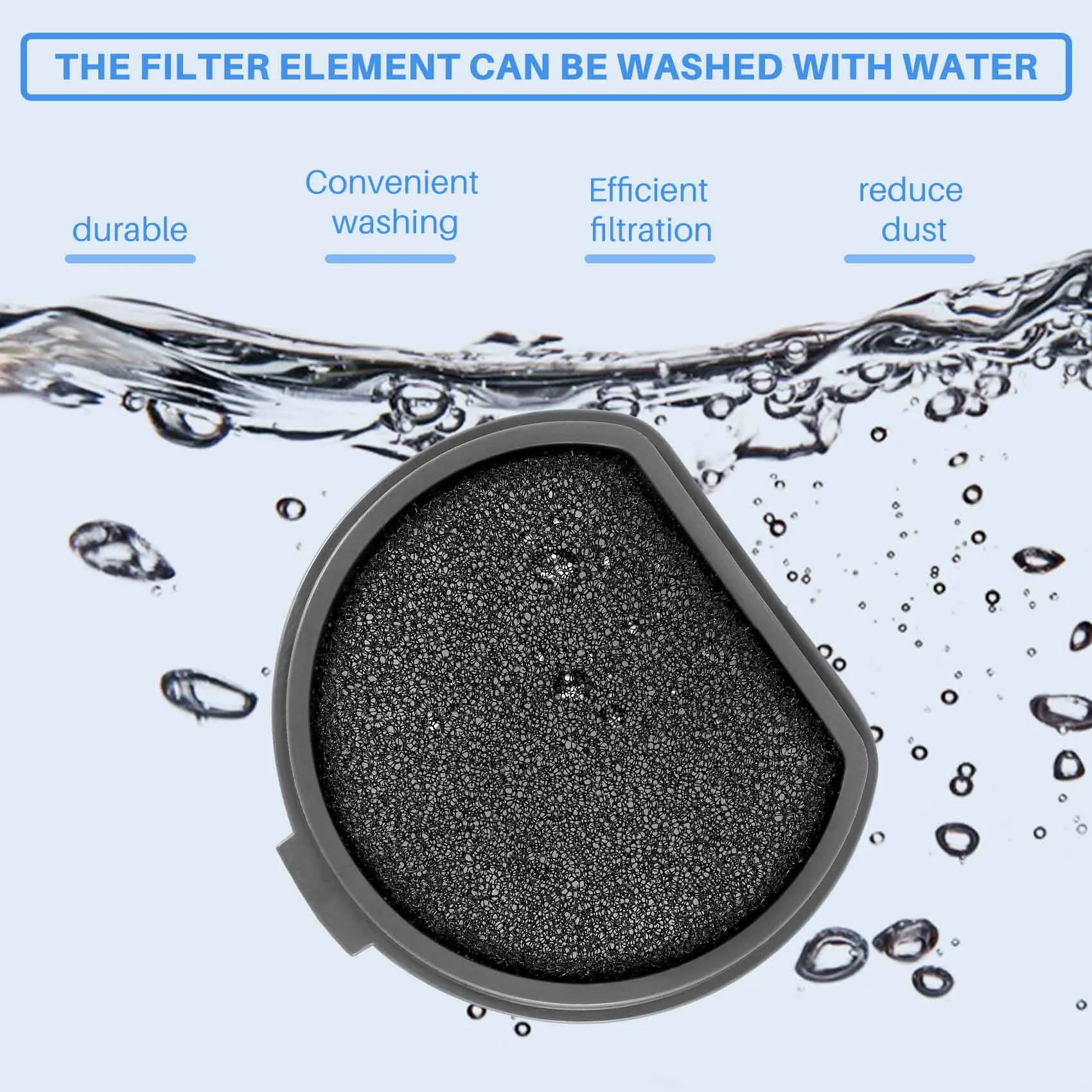 M04K 4Pack 브러시 및 AEG Electrolux QX9-1-50IB ASKQX9 필터 진공 청소기 부품 액세서리 용 세척 가능 프리 모터 필터