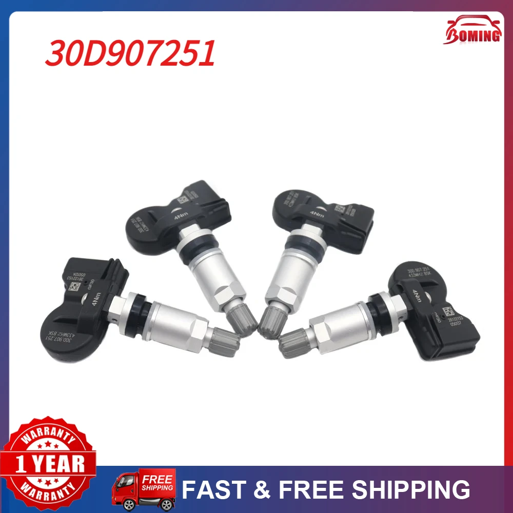 

TPMS sensor Tire Pressure Sensor 433MHZ For Volkswagen CC ID.3 ID.4 X Jetta Magotan Tiguan L Pro Passat Sagitar Tayron 30D907251