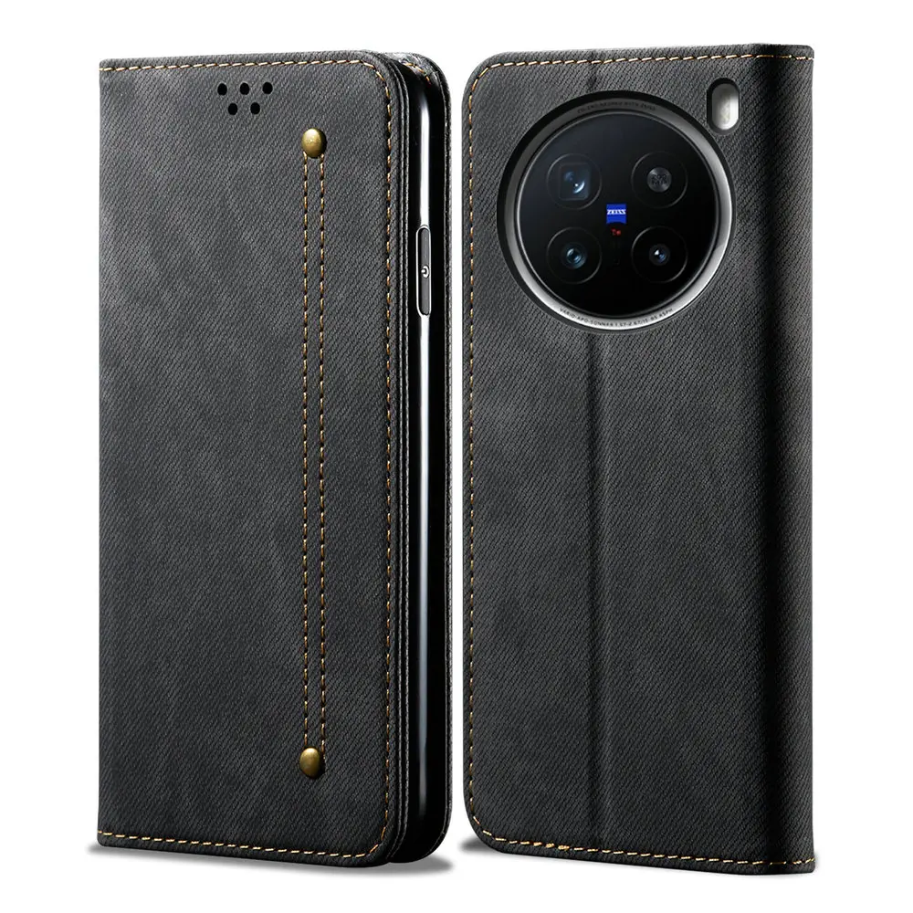 For Vivo X200 Pro X100 Ultra X 200 Mini Flip Case Leather Wallet Magnetic Card Pocket Funda Vivo X100 Pro Case Phone X 100 Cover