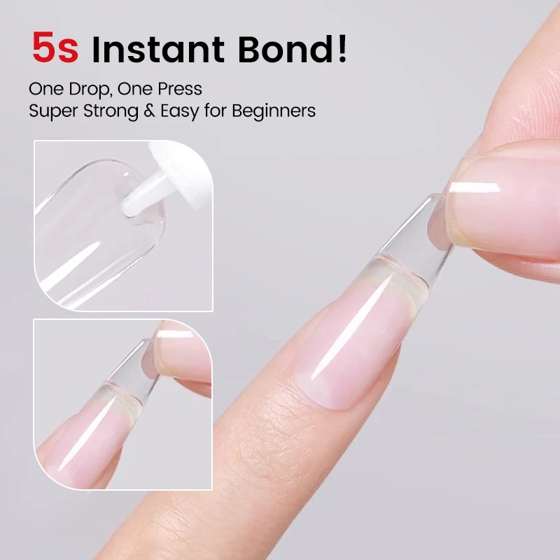 UR السكر 10 مللي مسمار الغراء ل أظافر صناعية نصائح مزيل سريعة الجافة طويلة الأمد لاصق متعدد الوظائف قوي هلام إزالة طلاء الأظافر #4