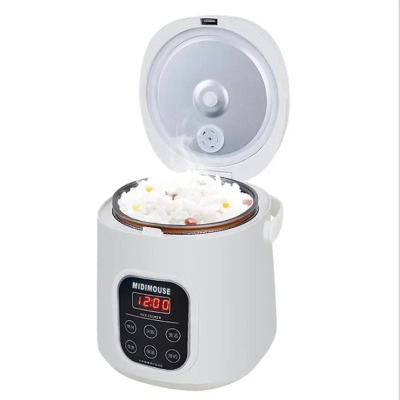 2L Rice Cooker Used in Car and Home 12v to 220v or Truck and Home 24v to 220V Enough for Six Persons