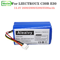 Aleaivy 14.4v 2600mAh 4S1P battery, for accessories of LIECTROUX C30B E30 Robotic vacuum cleaner 18650 lithium battery pack