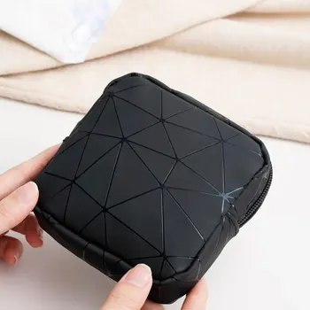 여아용 위생 냅킨 보관 가방, PU 방수 휴대용 보관 가방, 동전 립스틱 화장품 가방, 1 PC 