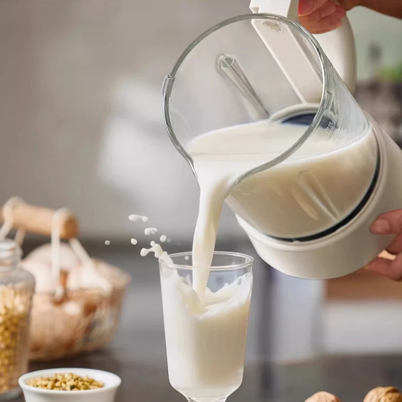 خلاط منزلي مدمج أوتوماتيكي، صغير هادئ متعدد الوظائف لكسر حليب الصويا وطباخ الطعام