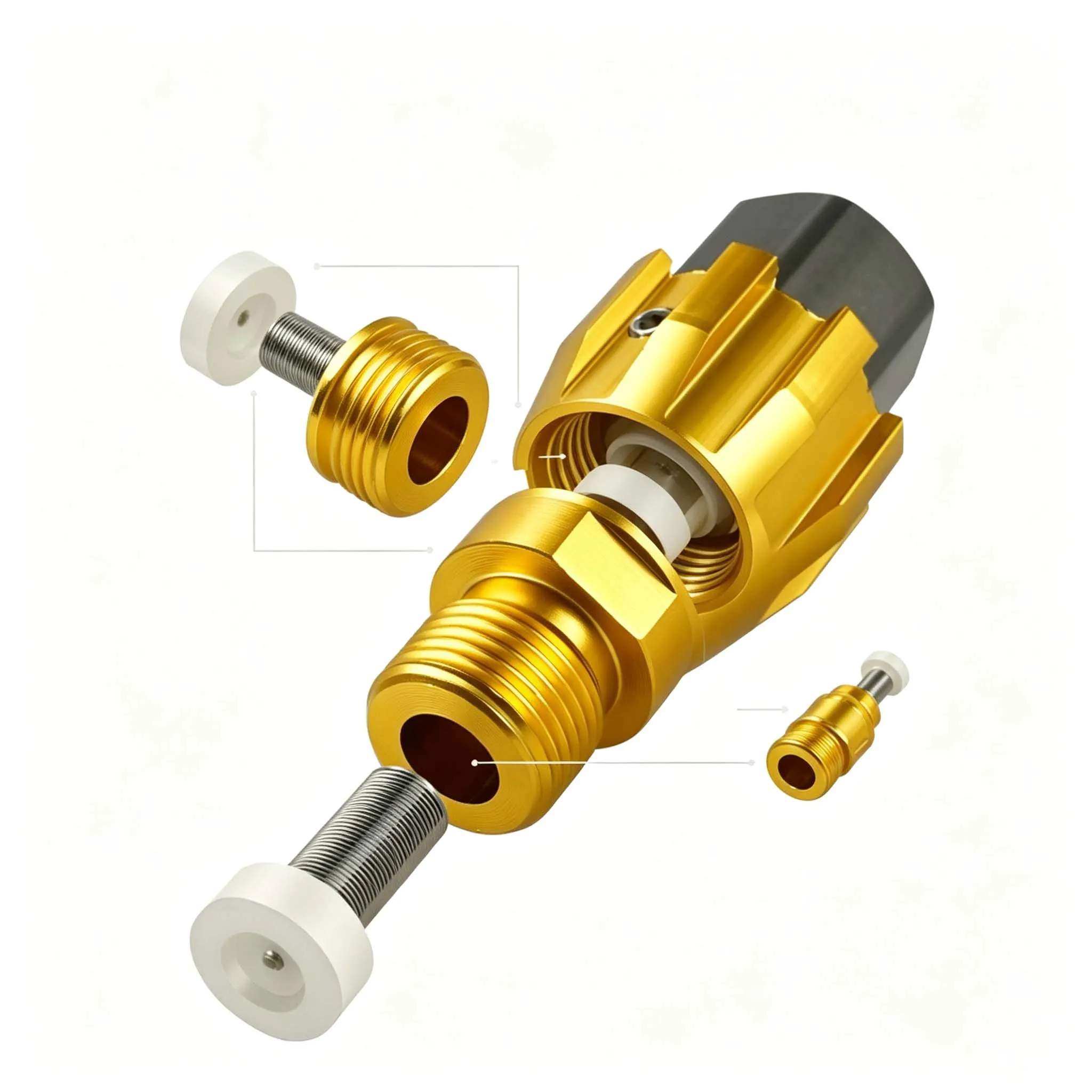 360 Degree Rotating Spray Filter Direction Regulator With Extension Pole For Paint Sprayer Air Compressor Tool Accessories