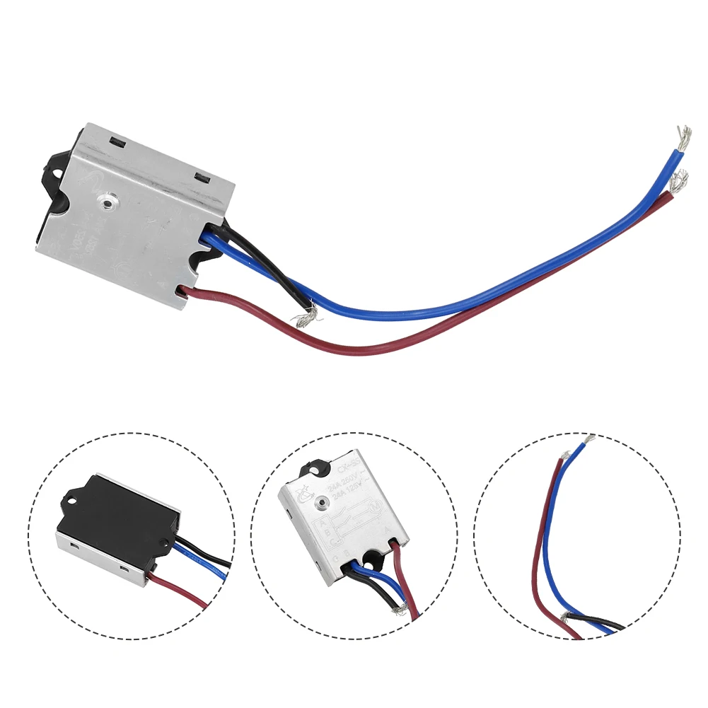

Soft Start Module for Electric Tools Voltage 125/250V 24A Current Protects Internal Components Smooth Startup Compact Design