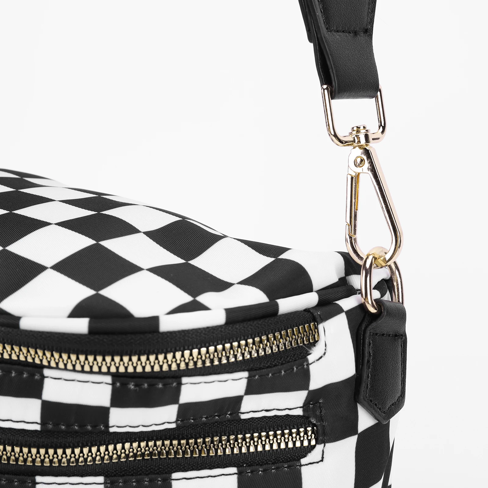 حقيبة كتف مربعة مع حزام قابل للتعديل، حقيبة فاني باك بوم للنساء، تسوق يوميًا