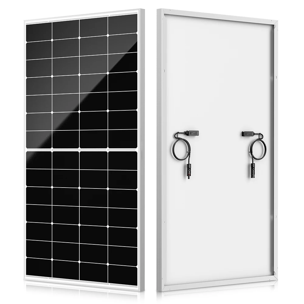 RVPOZWER 300W Solarmodule N-Typ Monokristallin 25% Hohe Effizienz für Wohnmobil, Haus, Garage, Dach, Apartment, Balkon, Garten, Outdoor, Off-Grid