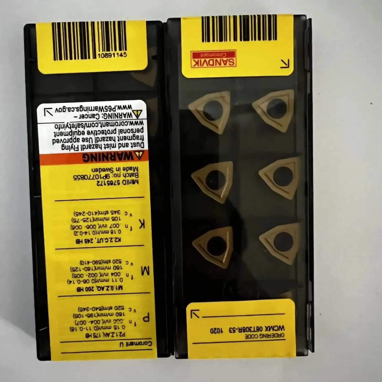 

SANDVIK-Coromant / WCMX06T308R-53 1020 / 10 Pcs