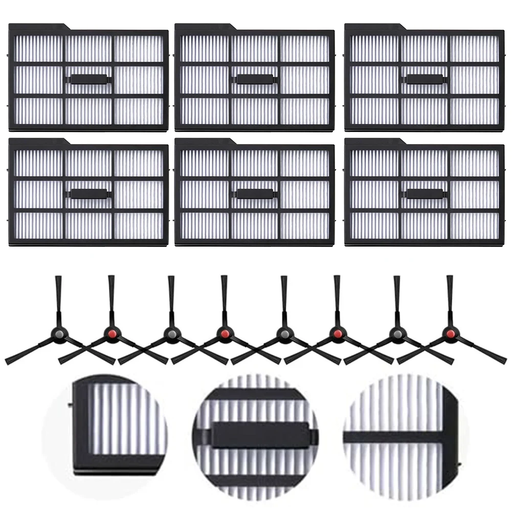 Hygienic Floors Side Brushes Filter Easy for access Components High-Performance Filter Long for service Life For Eufy for e25 As
