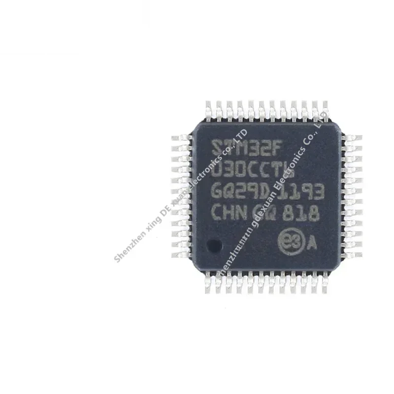 Original STM32F030CCT6 LQFP-48 ARM Cortex-M0 32-bit microcontroller-MCU Design of Integrate Circuit