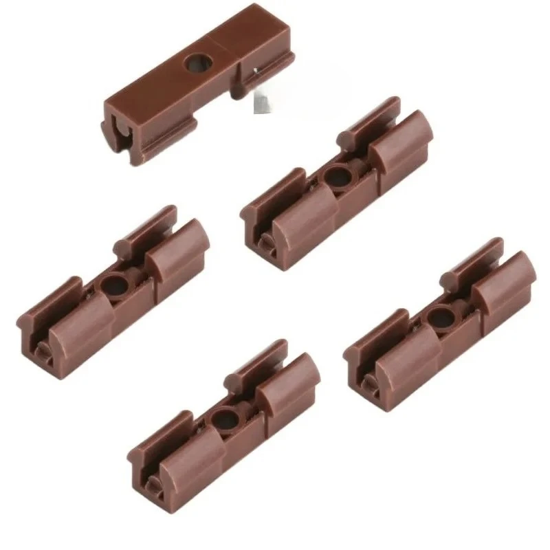 Invisible Plastic Fixing Clip Click On Decorative Wooden Wall Panel Slats Stripe
