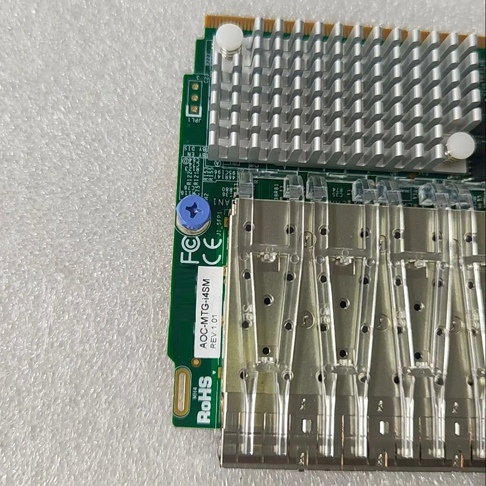 

4-Port 10G Fiber Optic SIOM Optical Port Network Card AOC MTG-i4SM